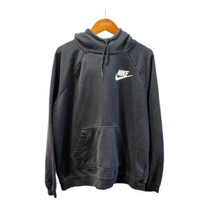 Nike Women’s Sportswear Rally Fleece Pullover Hoodie – Black – Size Large